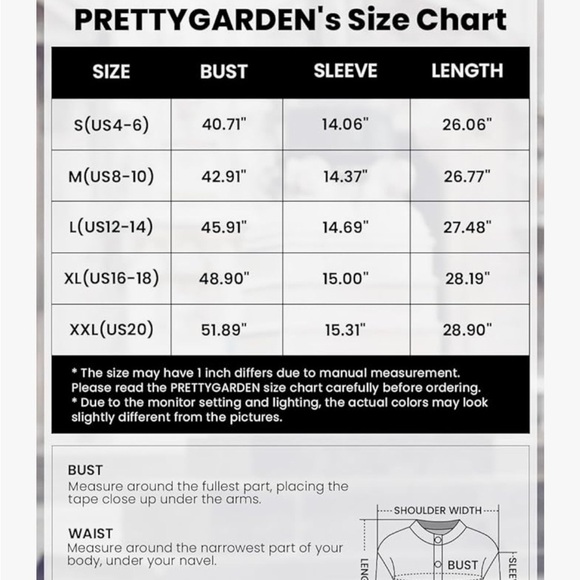 Pretty Garden Eyelet Short Lantern Puffy Sleeve Blouse Navy Blue - Picture 6 of 7